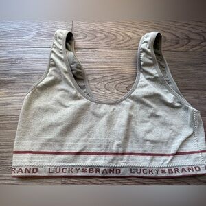 Lucky Brand Gray‎ Sports Bra Size L